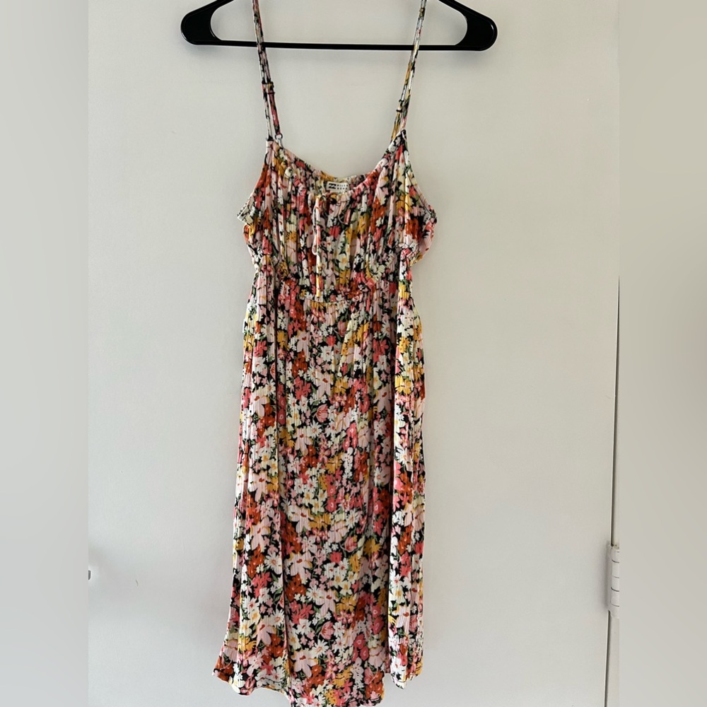Mini dress floral pattern